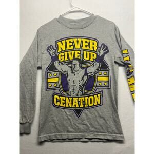 WWE John cena cenanation size small long sleeve t shirt